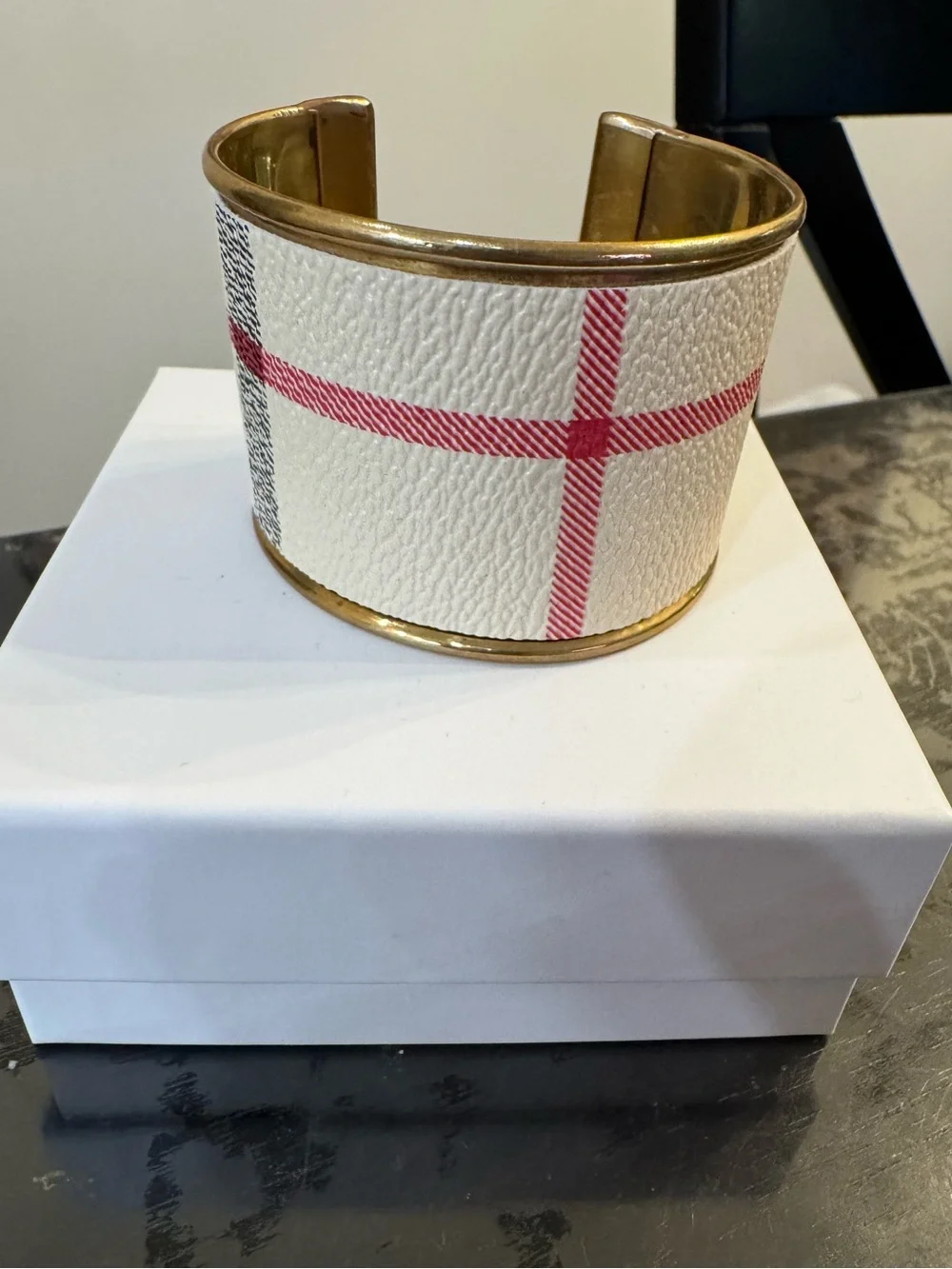 Burberry Upcycled Cuff Bang